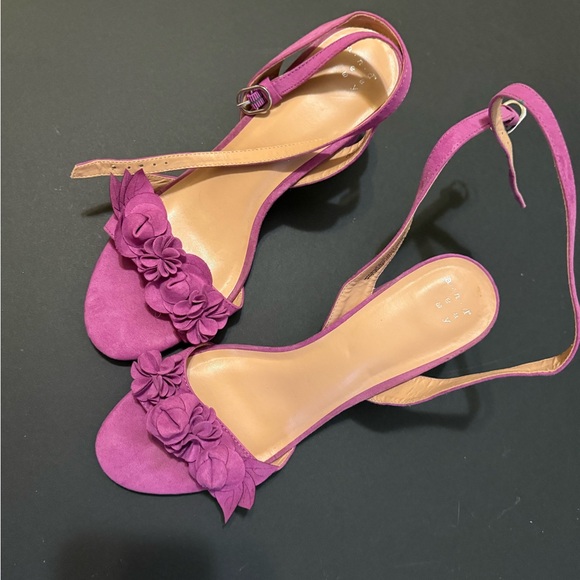 a new day Purple Floral Heeled Sandals - Picture 4 of 5